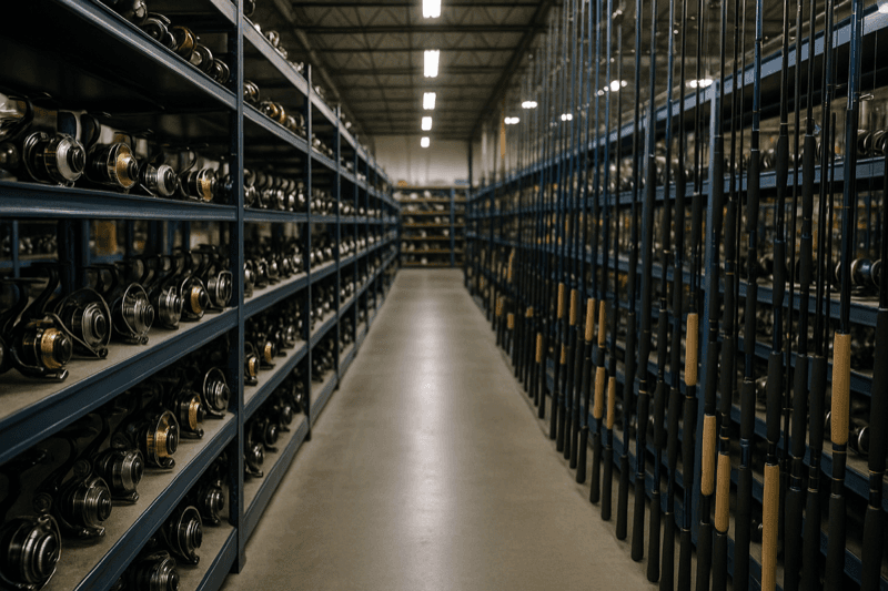 Fishing tackle warehouse